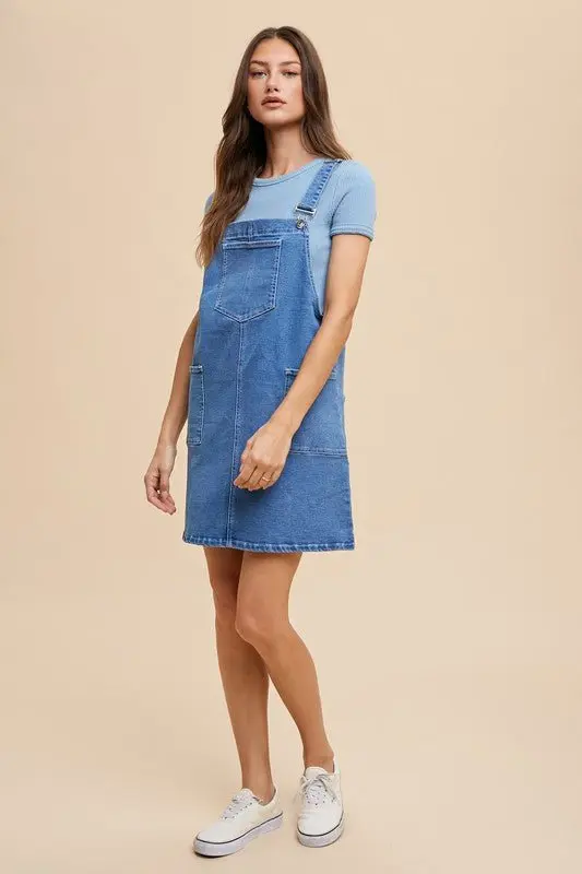 Denim Overall Dress online