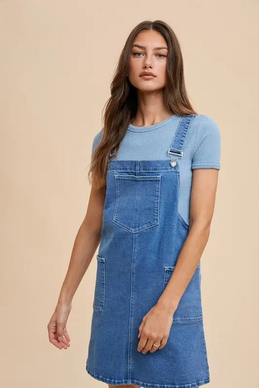 Denim Overall Dress online